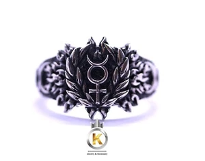 Silber Alchemie Merkur Ring Silber Merkur Ring Silber 925 Merkur Symbolring - Bild 1 von 6