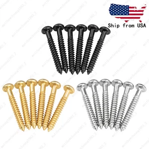Juego de 6 TORNILLOS PUENTE TRÉMOLO para guitarra Fender SQ Stratocaster Strat 3 colores - Imagen 1 de 7