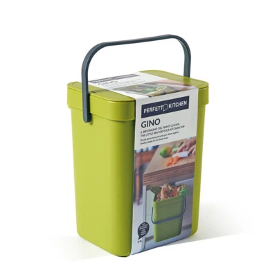 LA PIACENTINA PATTUMIERA GINO 5lt DIFFERENZIATA PER ORGANICO ECOLOGICO BIDONCINO SOTTOLAVELLO