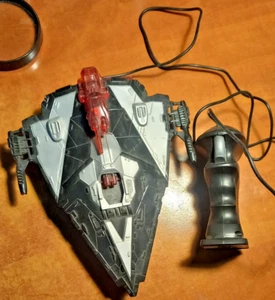 Navicella Spaziale Filoguidata Vintage Anni 90 Funzionante Rara Space Fight TOY - Foto 1 di 5