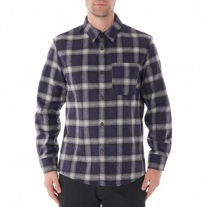 A.P.C. Trek Navy Check Wool Overshirt XL/42 - Picture 1 of 5