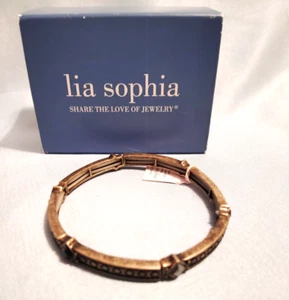 Lia Sophia Bangle Bracelet, 2.5in Expandable - Picture 1 of 1