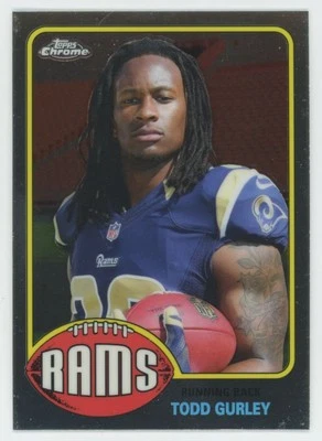 2015 Topps Chrome 1976 Football Todd Gurley St. Louis Rams #76-TG - Image 1 of 2