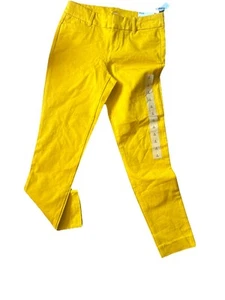 Old Navy Damen gelb senf Pixie Hose Größe 2 Neu mit Etikett - Bild 1 von 3