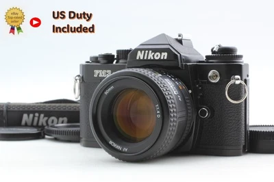 S/N 293XXX [N MINT con cinturino] Nikon FM3A fotocamera pellicola nera 50mm... - Immagine 1 di 4