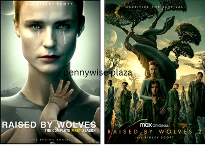 Raised by Wolves COMPLETE SEASON 1&2 Sci-Fic Drama FULL HD DVD Quality Audio-NEW - Image 1 of 4