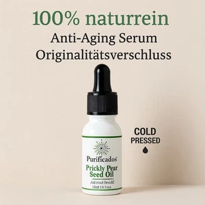 Kaktusfeigenkernöl 15ml - Kaltgepresst - Luxus Serum & natürliches Botox - Bild 1 von 12