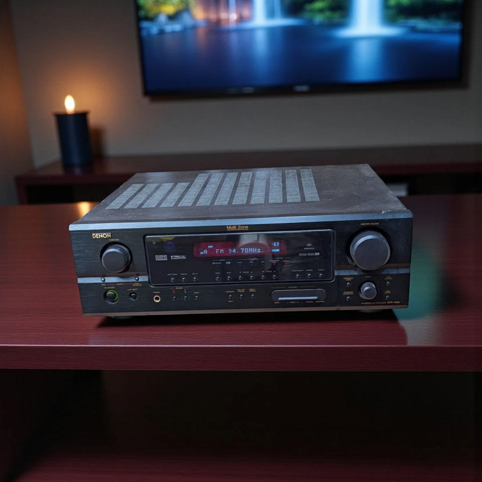 Denon AVR-1906 7.1 AV Receiver Bundle With Remote - Image 1 of 4