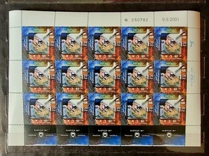 Israel, 2001, Space, full sheet (15 stamps), MNH, comb. shipping. - Picture 1 of 1
