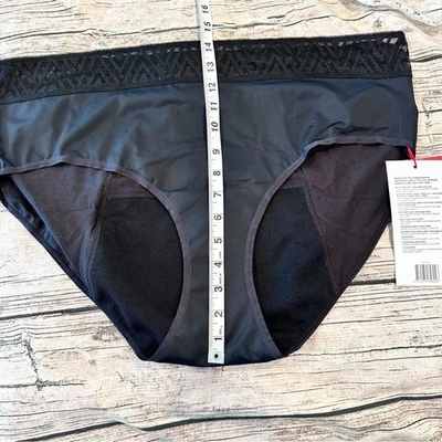 NWT Thinx Black Hiphugger Period Underwear Size 4X - Image 1 of 4