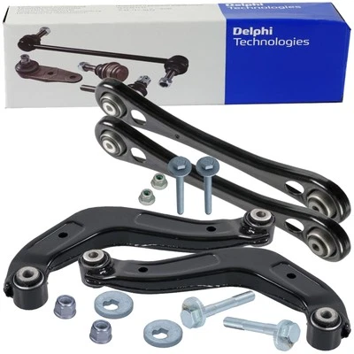4x DELPHI Querlenker Satz Schrauben Hinten Oben + Unten für AUDI A4 B6 B7 EXEO - Bild 1 von 4