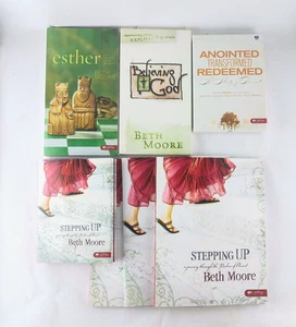 Beth Moore DVD Lot Anointed Esther Believing God Stepping Up Womens Bible Study - Picture 1 of 9