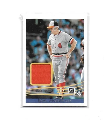 2024 Donruss Earl Weaver 1984 Retro Relic Baltimore Orioles HOF - Image 1 of 2