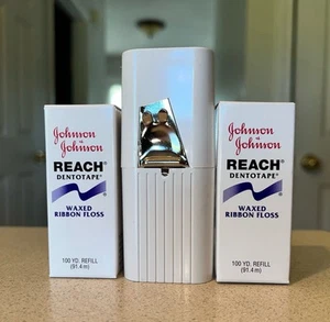 Johnson & Johnson Reach Dentotape Floss 200 Yd. Refill Floss + Dispenser - Picture 1 of 1