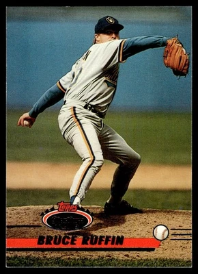 1993 Stadium Club Bruce Ruffin Milwaukee Brewers #270 - Image 1 of 2