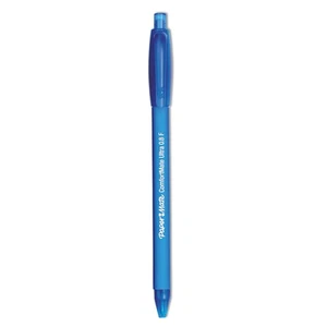 Paper Mate ComfortMate Ultra RT Ballpoint Retractable Pen Blue Ink Fine Dozen - Picture 1 of 3