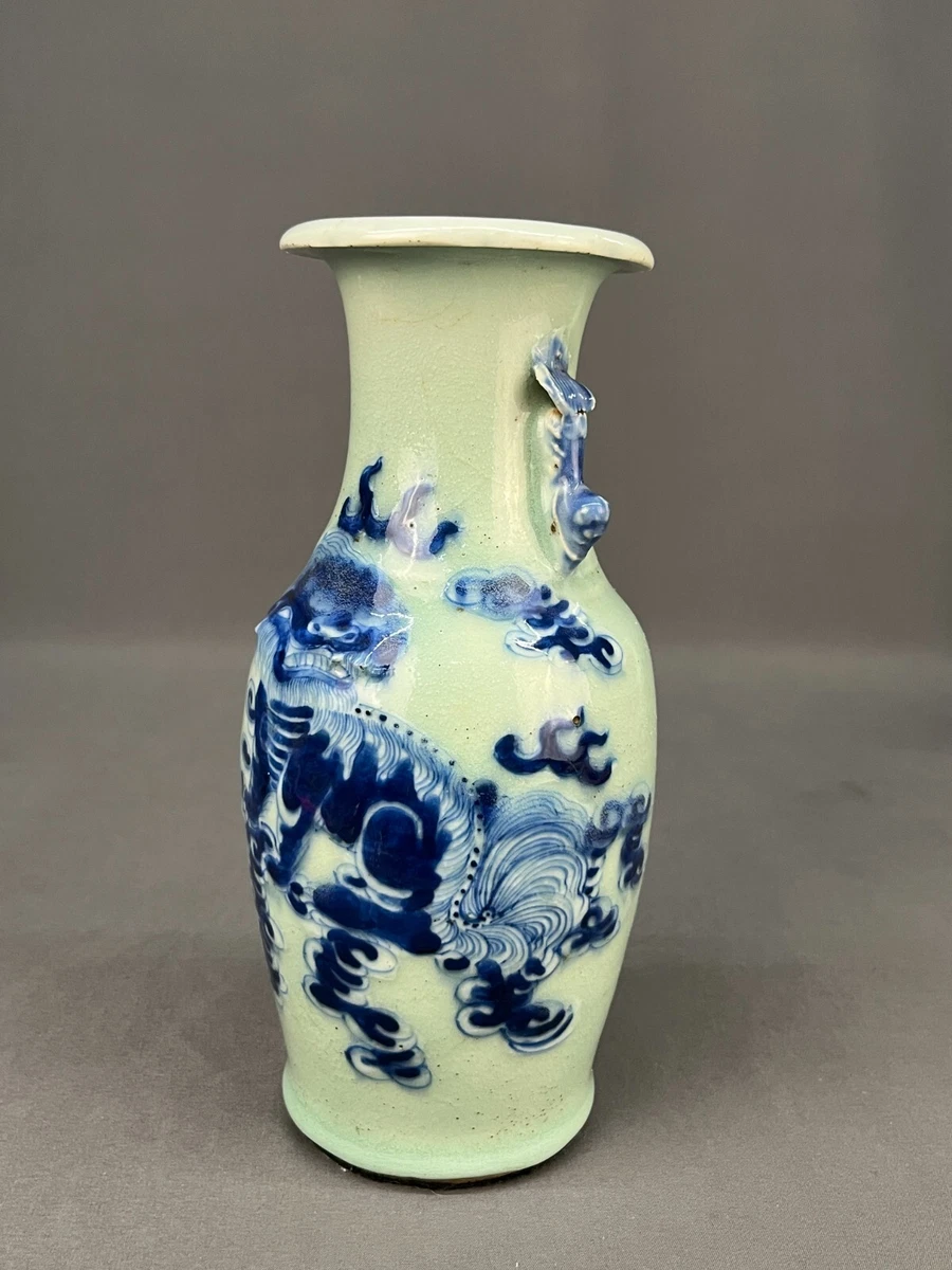 1800 - 1849年中国蓝色古董花瓶| eBay