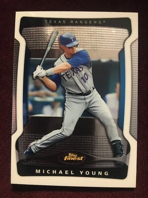 2009 Topps Finest Rangers Michael Young Baseball Card #73 - Image 1 of 2