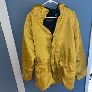 Chaqueta Parka Banana Republic 2 en 1 Para Hombre Nylon Viaje Lluvia Abrigo 2 Capas De Colección C - Imagen 1 de 20