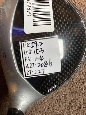 New Tour Issue TaylorMade M4 Tour 15* 3 Wood (Head Only)  - Image 1 of 4
