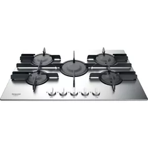Hotpoint Ariston Piano cottura 5 Fuochi incasso a gas 75 cm Inox FTGHL751IX - Foto 1 di 2