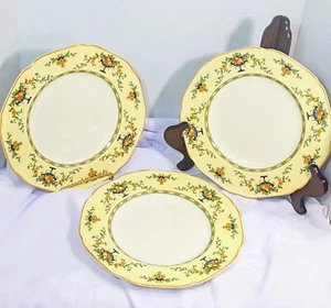 Crown Ducal A1476 DINNER PLATE(s) Blue Urns Fruit Design ca 1938  - Picture 1 of 3
