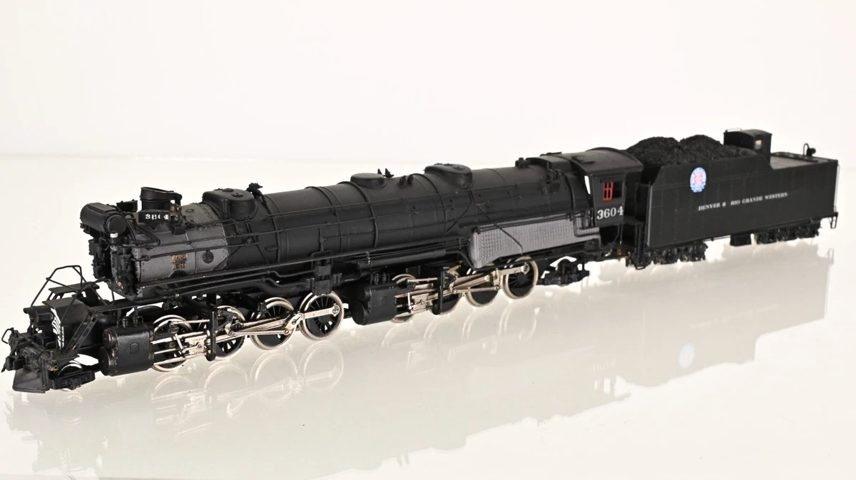 UNITED D.＆R.G.W. L-131 2-8-8-2 PFM United Scale Brass 2-8-8-2 L-131 Rio Grande D&RGW 3604 HO