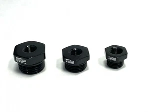 Enchufe Treadstone Performance negro con puerto hembra de 1/8" (junta tórica incluida) - Imagen 1 de 3