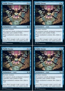 MTG - 4x PUBLIC ENEMY - Streets of New Capenna (U) - Picture 1 of 1