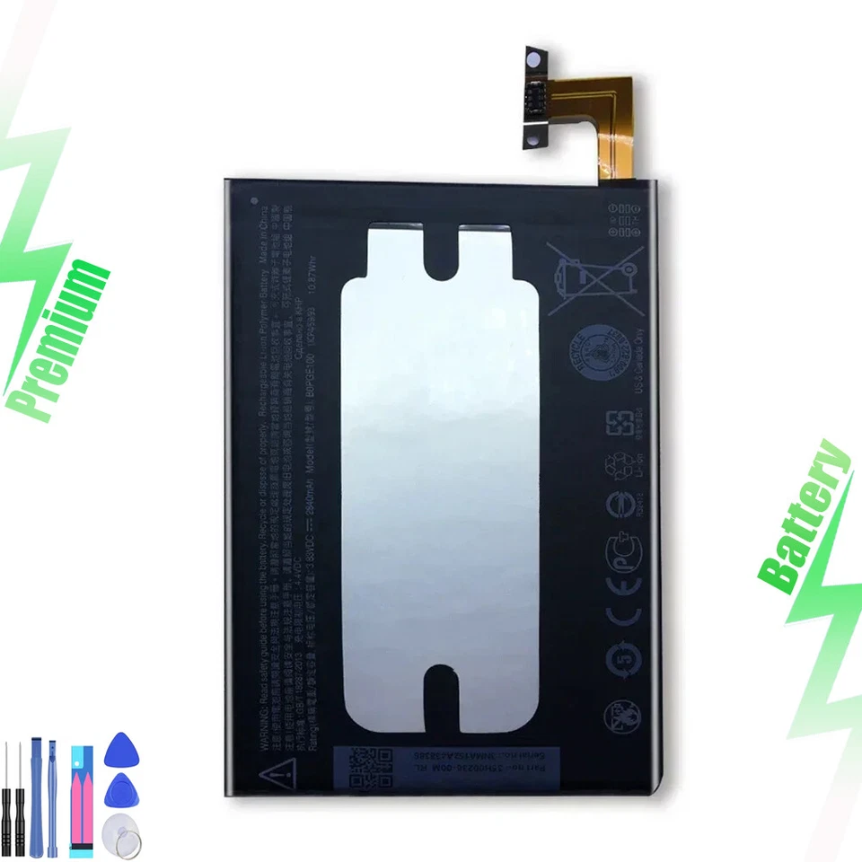 Battery For HTC ONE ME M9 M9+ 0PJA10 0PJA2 M8S M9pw OneHima BOPGE100 Internal - Image 1 of 4