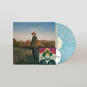 HISS GOLDEN MESSENGER - QUIETLY BLOWING Dinked Blue Vinyl LP, Poster & LIVE CD - Picture 1 of 1