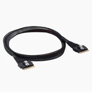 Câble AMPHENOL SlimSAS SFF-8654 8i vers 8i NVMe câble de données PCIe 75 cm 2,5 pieds - Photo 1/5