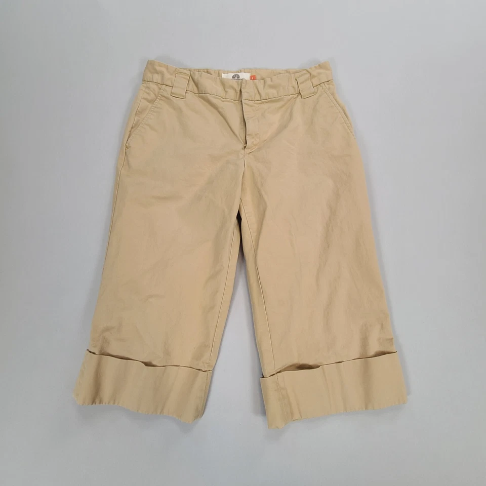 Pantalones cortos impermeables para mujer talla 6 marrón caqui pantalones cortos enrollables al aire libre damas Foto 1 de 4