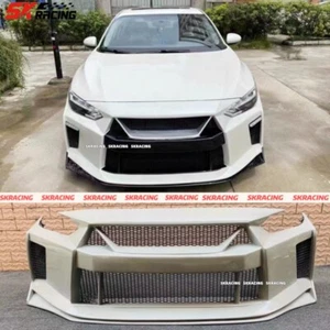 Se adapta a Nissan Sentra 2020-2022 ABS sin pintar GTR parachoques delantero labio carrocería kits - Imagen 1 de 14