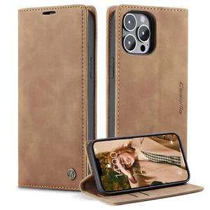 Flip Leather Wallet Phone Case For Samsung For iPhone 16 Pro Max 15/14 13 Plus - Picture 1 of 23