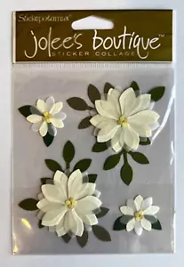 EK SUCCESS Jolees Boutique Vanilla Flowers Floral Embellishments - Picture 1 of 1