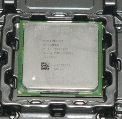 SL6VR Intel Celeron 2.0GHz Socket 478 Server CPU Processor - Image 1 of 4