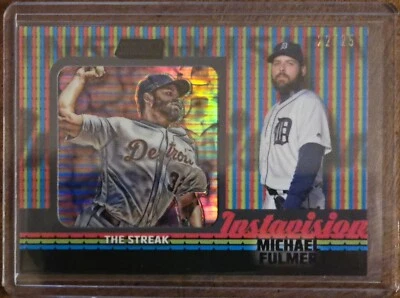 Topps Stadium Club Instavision 2017 negro Michael Fulmer - The Streak #22/25 Foto 1 de 2