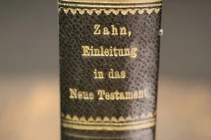 antike Bibel Einleitung in das Neue Testament Zahn 1900 - Bild 1 von 3