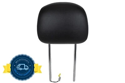 2011-2020 道奇 Grand Caravan 黑色皮革前活动左头枕 原始设备制造商 — 第 1/4 张图片