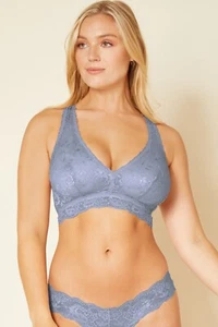 CLEARANCE - Cosabella Never Say Never Curvy Racie Bra Coastal Blue - XS - Picture 1 of 3
