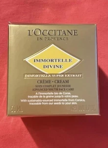L’Occitane Immortelle Divine Cream Advanced Youth Face Care 1.7oz New/Sealed Box - Picture 1 of 3