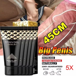 5Pcs Male Natural Enlarger Cream Big & Thick Growth Faster XXXL Enhancement Gel - Picture 1 of 15