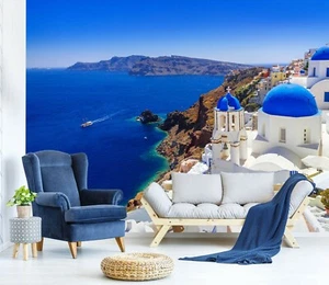 3D Ocean House KE980 Jesus Religion God Wallpaper Mural Self-adhesive US Bea - Picture 1 of 11