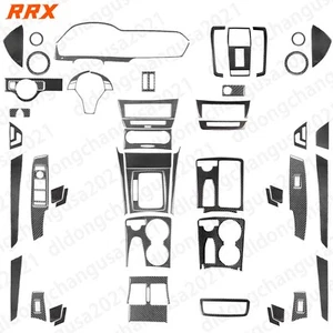 62Pcs Real Carbon Fiber Kit Full Interior Trim Cover For Benz C-Class W204 12-14 - Picture 1 of 24