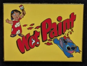 Disney WDW - Cast Member Exclusive - WET PAINT w Lilo and Stitch PIN PP#36431 - Picture 1 of 5