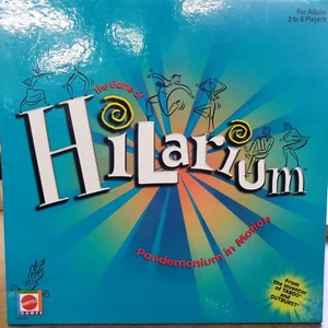 The Game of HILARIUM Pandemonium In Motion Mattel Games 2001 Como Nuevo - Imagen 1 de 5