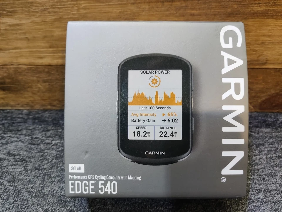 Garmin Edge 540 Solar Cycling Bike Computer GPS Speedometer Odometer - Image 1 of 4