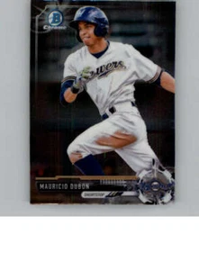 2017 Bowman Chrome Mini #BCP40 Mauricio Dubon Milwaukee Brewers - Picture 1 of 1