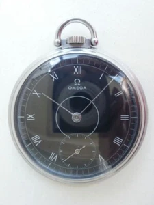 Omega men's 1940 steel swiss cal.38,5LT1 black dial art deco vintage wrist watch - Picture 1 of 14
